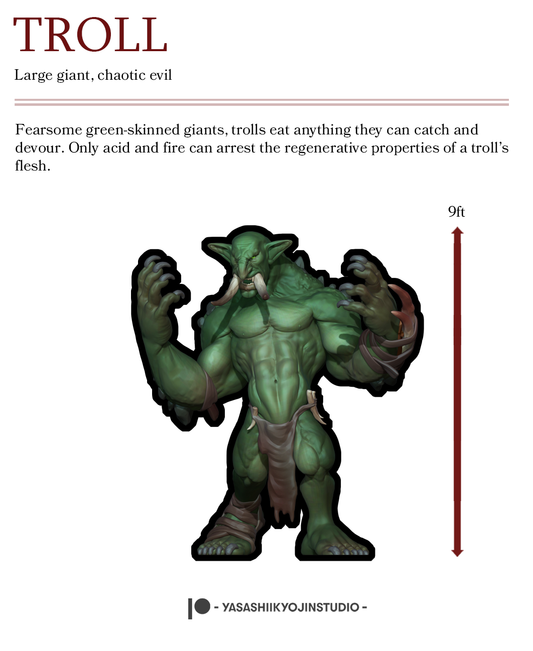 Troll - Paper Mini Sample