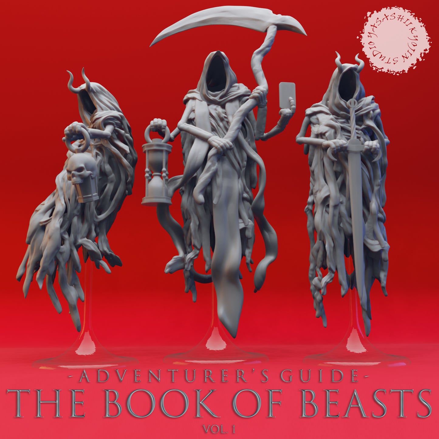 Wraiths - Book of Beasts - Tabletop Miniatures (Pre-Supported STL)