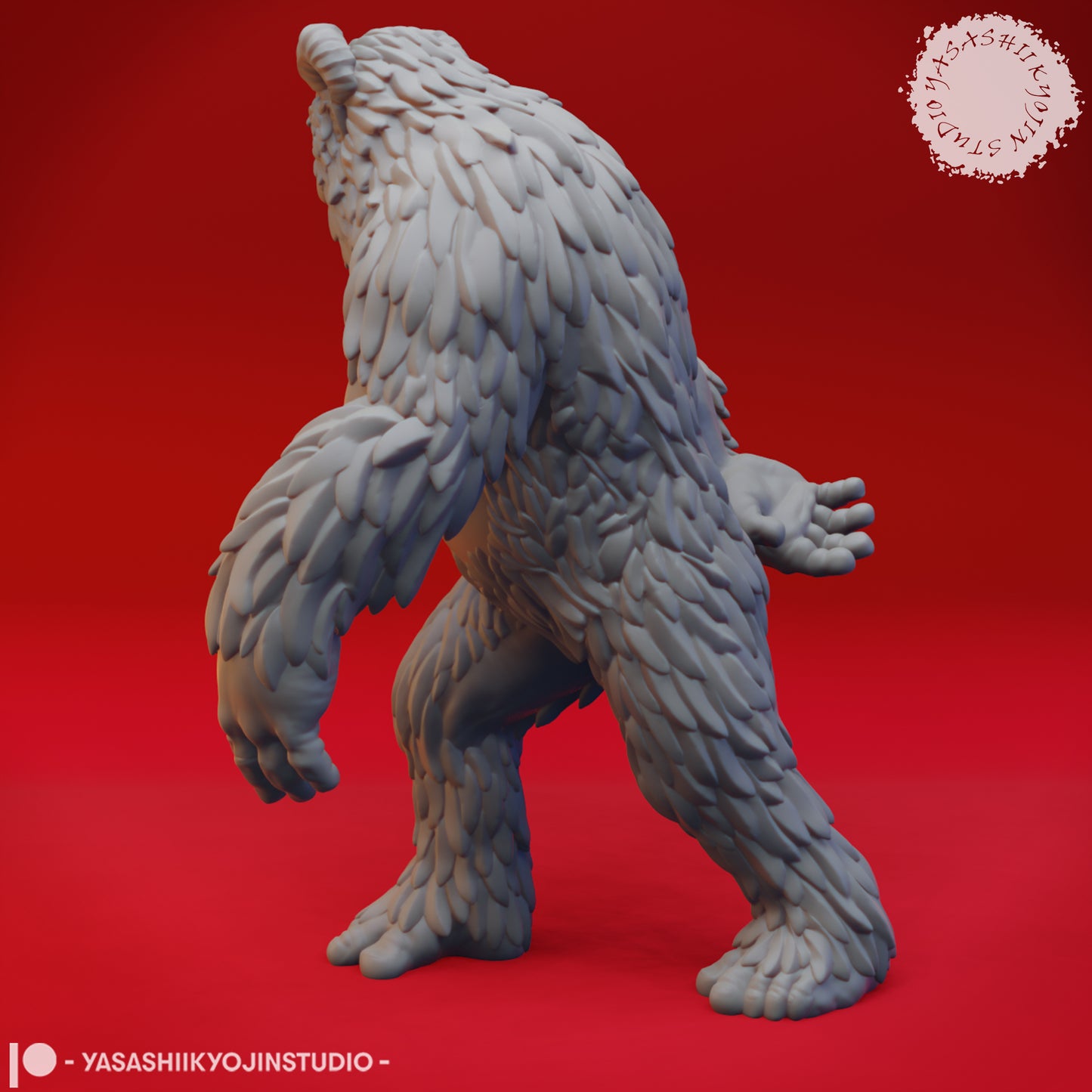 Yeti - Tabletop Miniature (Pre-Supported STL)