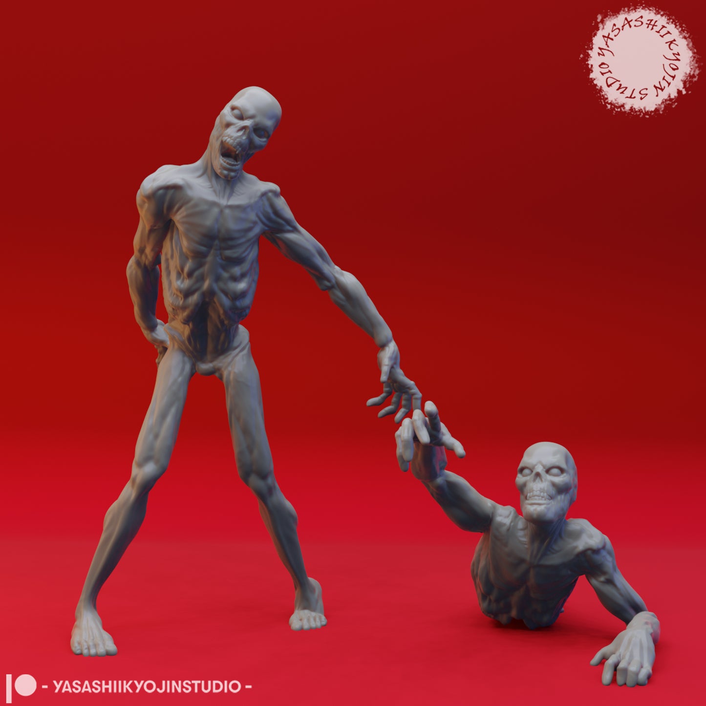 Zombies - Tabletop Miniature STL